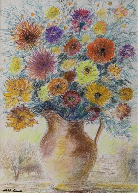 Michele Cascella — Vaso di fiori